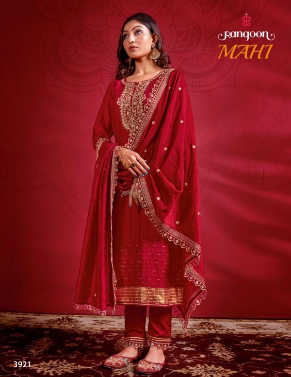 Rangoon Mahi Jacquard Designer Readymade Suit